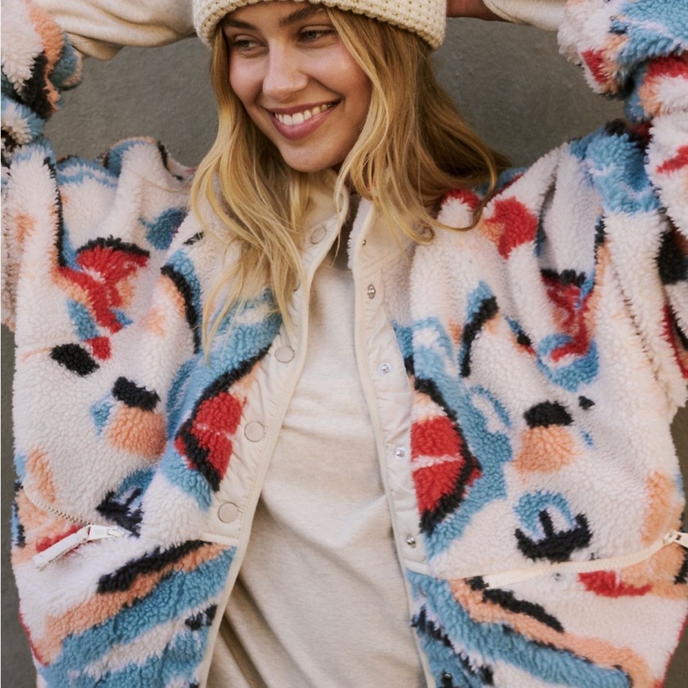 Free People Fleece Jacket